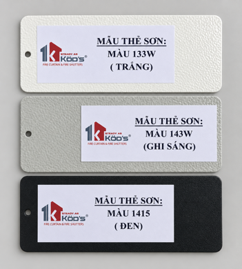 3 LỰA CHỌN MÀU SẮC CHO CỬA CUỐN NGĂN CHÁY EI60 KODSDOOR