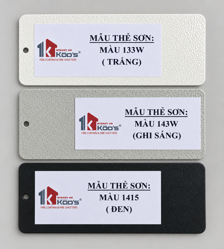 3 LỰA CHỌN MÀU SẮC CHO CỬA CUỐN NGĂN CHÁY EI60 KODSDOOR
